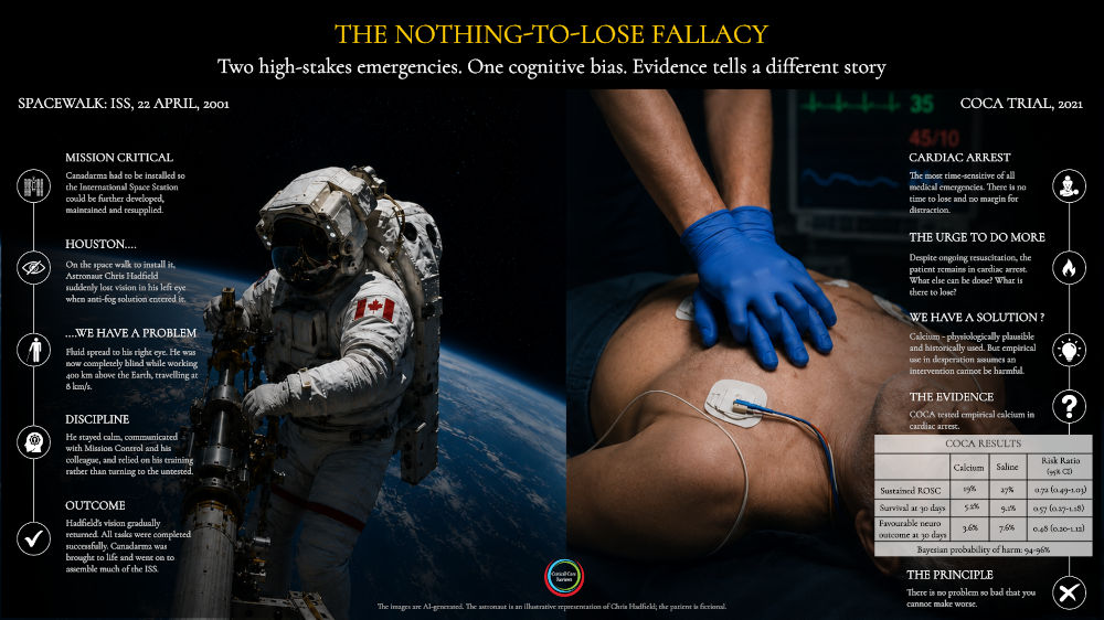 Nothing to Lose Fallacy infographic
