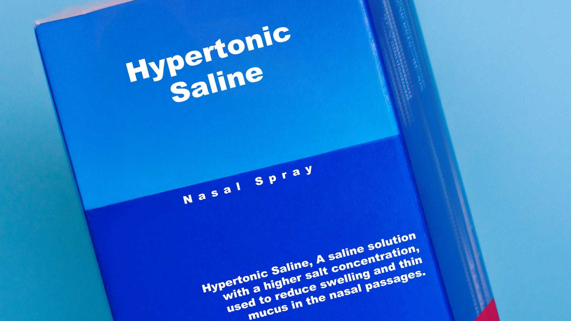 Box of hypertonic saline spray